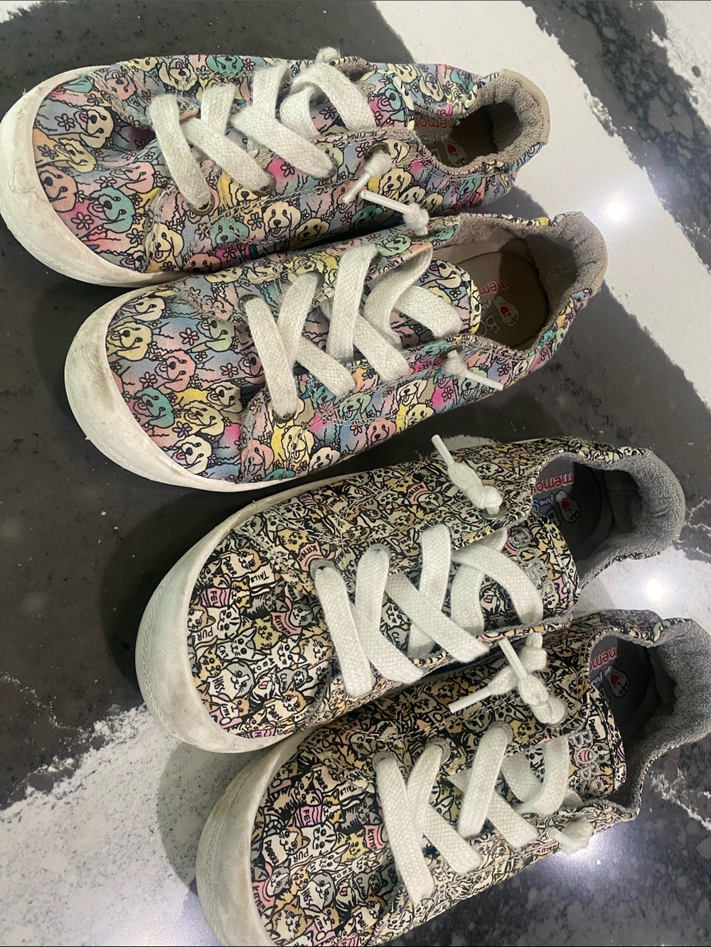 Skechers  Multicolor Patterned Canvas Sneakers